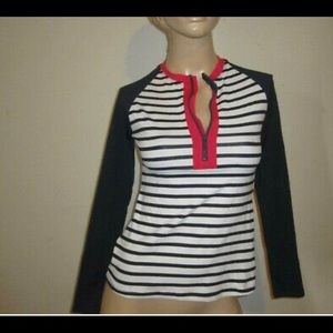 Tommy Bahama channel surf navy rash guard